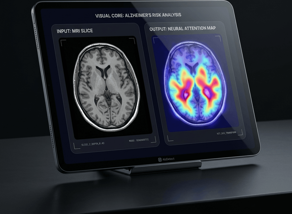 AlzDetect MRI analysis interface